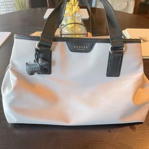 Radley Satchel - cream with black accents